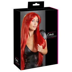 Cottelli Accessoires Perruque Cheveux longs Rouges